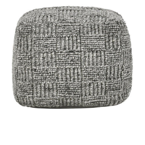 Classic Home - Performance Vico Pouf 18"x18"x14" in Gray - VP10038 - GreatFurnitureDeal