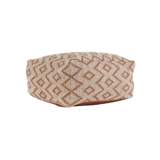 Classic Home - Volt Terra Cotta/Ivory Pouf - VP12212 - GreatFurnitureDeal