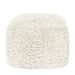 Classic Home - Carters Ivory Pouf 18X18X14 - VP12215 - GreatFurnitureDeal