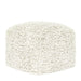 Classic Home - Carters Ivory Pouf 18X18X14 - VP12215 - GreatFurnitureDeal