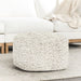 Classic Home Furniture - Carters Ivory Pouf 18X18X14 - VP12215 - GreatFurnitureDeal