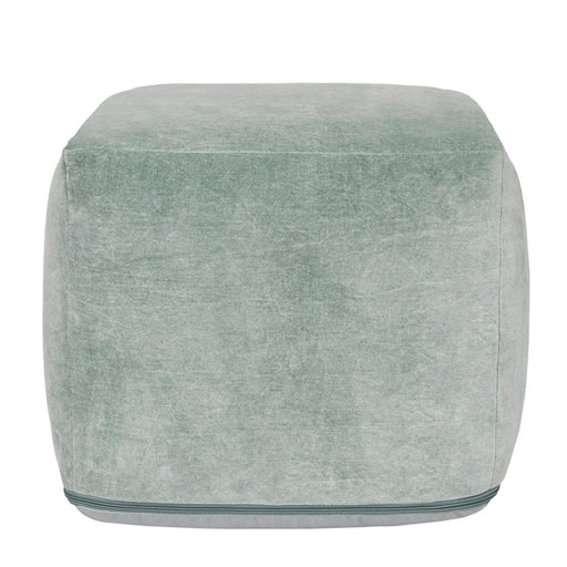 Classic Home - Heirloom Velvet Bay Green Pouf 18X18X14 - VP12218 - GreatFurnitureDeal