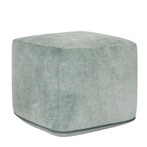Classic Home - Heirloom Velvet Bay Green Pouf 18X18X14 - VP12218 - GreatFurnitureDeal