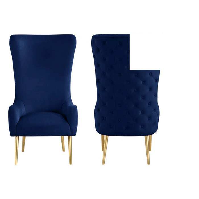 Mariano Furniture - VT003 Accent Chair in Navy Blue - BM-VT003-BLUE - GreatFurnitureDeal