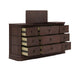 ART Furniture - Revival 5 Piece Queen Panel Storage Bedroom Set in Napa Mahogany - 328135-1730-5SET - GreatFurnitureDeal