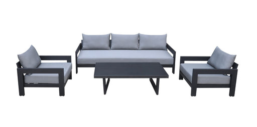 VIG Furniture - Renava Wake - Outdoor Dark Charcoal Sofa Set - VGGE-WAKE-SOFA-SET-GRY - GreatFurnitureDeal