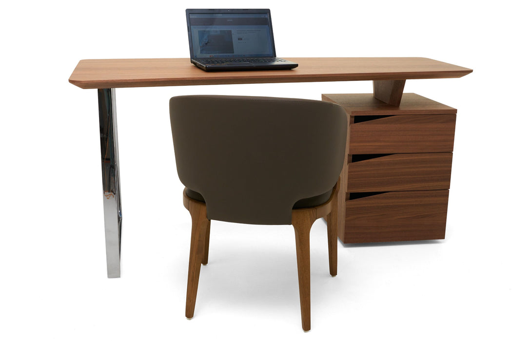 VIG Furniture - Nova Domus Walton- Modern Walnut Desk - VGHB-364P-W