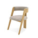 VIG Furniture - Modrest Washington Modern Grey Fabric Natural Oak Dining Chair (Set of 2) - VGME121259-DCHR - GreatFurnitureDeal