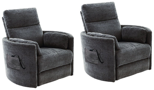 Parker Living - Radius Swivel Power Glider Recliner in Mediterranean (Set of 2) - MRAD#812LIFT-2-MED - GreatFurnitureDeal