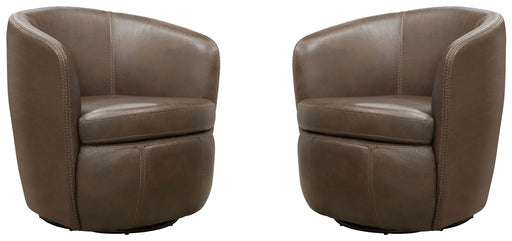 Parker Living - Barolo Swivel Club Chair in Vintage Brown (Set of 2) - SBAR#912S-2-VGBR - GreatFurnitureDeal