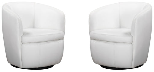 Parker Living - Barolo Swivel Club Chair in Snow (Set of 2) - SBAR#912S-2-SNOW - GreatFurnitureDeal