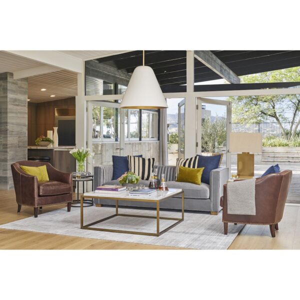 Madison Occasional Chair in Antique Saddle and Dark Walnut - AT28201-AS - GreatFurnitureDeal