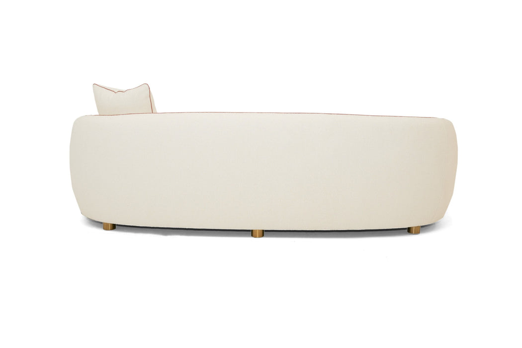 VIG Furniture - Modrest Winfree Modern Off White Fabric 3-Seater Sofa - VGOD-ZW-22013-S