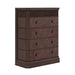 ART Furniture - Revival 5 Piece Queen Panel Storage Bedroom Set in Napa Mahogany - 328135-1730-5SET - GreatFurnitureDeal