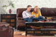 Catnapper - Wembley 2 Piece Power Lay Flat Reclining Sofa Set in Walnut - 64581-WAL-P-2SET - GreatFurnitureDeal