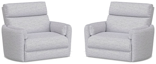 Parker Living - Radius Extra Wide Power Glider Recliner in Mineral (Set of 2) - MRAD#812GP-XL-2-MIN - GreatFurnitureDeal