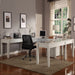 Parker House - Boca 5 Piece U Shape Desk in Cottage White - BOC-5PC-UDESK - GreatFurnitureDeal