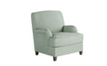 Southern Home Furnishings - Bella Eucalyptus Accent Chair in Green - 01-02-C Bella Eucalyptus-MTO - GreatFurnitureDeal