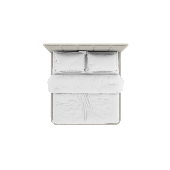 ART Furniture - Ashlar King Upholstered Panel Bed in Bisque - 333126-2250 - GreatFurnitureDeal