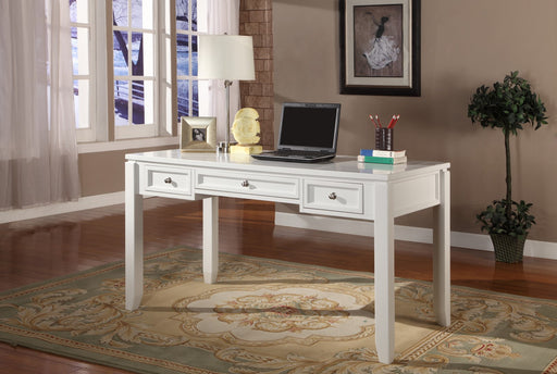 Parker House - Boca 4 Piece L Shape Desk with Credenza and Lateral File in Cottage White - BOC-4PC-LDESK-FILE-CDZ - GreatFurnitureDeal