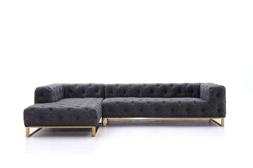 VIG Furniture - Divani Casa Willa - Modern Grey Fabric Left Facing Sectional Sofa - VG2T-Y-0687B-GRY - GreatFurnitureDeal