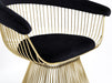 VIG Furniture - Modrest Chandler Black Velvet & Gold Dining Chair - VGZAY007-BLKGLD - GreatFurnitureDeal