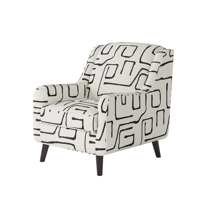 Southern Home Furnishings - Fossil Accent Chair in Ebony - 240-C Fossil Ebony - GreatFurnitureDeal