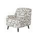 Southern Home Furnishings - Fossil Accent Chair in Ebony - 240-C Fossil Ebony - GreatFurnitureDeal