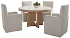 Parker House - Escape 5 Piece Round Dining Table Set in Glazed Natural Oak - DESC-5PC-54RND-2618 - GreatFurnitureDeal