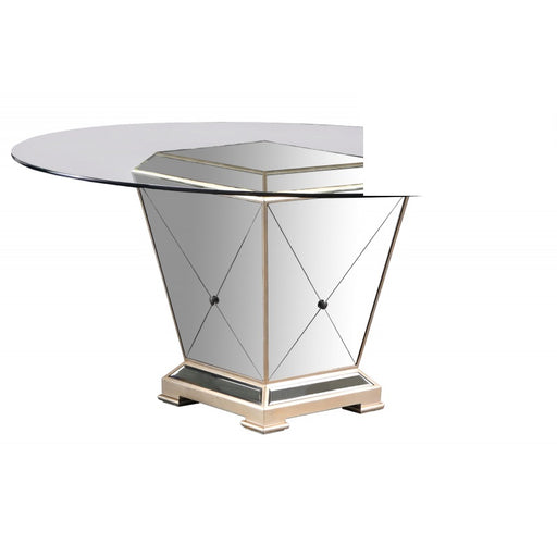 Mariano Furniture - YJ001 - Mirrored Dining Table - BM-YJ001T60 - GreatFurnitureDeal