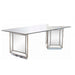 Mariano Furniture - YJ002 - Mirrored Dining Table in Silver - BM-YJ002T - GreatFurnitureDeal