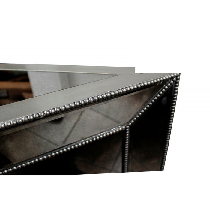 Mariano Furniture - YJ002 - Mirrored Dining Table in Silver - BM-YJ002T - GreatFurnitureDeal