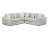 Southern Home Furnishings - Hogan Sectional in Off White - 7003 21L, 15, 21R Hogan Cotton - GreatFurnitureDeal