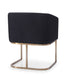 VIG Furniture - Modrest Yukon Modern Black & Antique Brass Dining Chair  - VGVCB8362-BC-DC - GreatFurnitureDeal