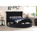 Mariano Furniture - YY138 Upholstered Velvet Eastern King Bed in Black - BM-YY138-BLK-EK - GreatFurnitureDeal