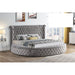 Mariano Furniture - YY138 Upholstered Velvet Eastern King Bed in Grey - BM-YY138-GREY-EK - GreatFurnitureDeal