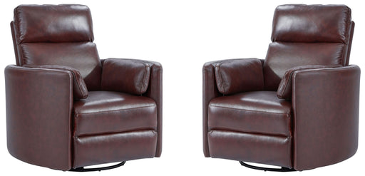 Parker Living - Radius Power Swivel Glider Recliner in Florence Brown (Set of 2) - MRAD#812GSP-P25-2-FBU - GreatFurnitureDeal