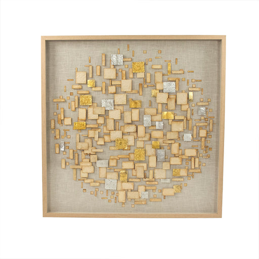 Zentique - Abstract Paper Framed Wall Art - ZEN39029 - GreatFurnitureDeal
