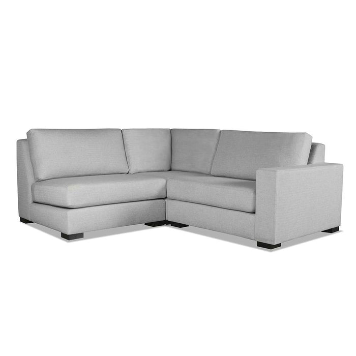 Nativa Interiors - Chester Modular L-Shape Mini Sectional Right Arm Facing 90" Off White - SEC-CHST-DP-AR4-3PC-PF-WHITE - GreatFurnitureDeal