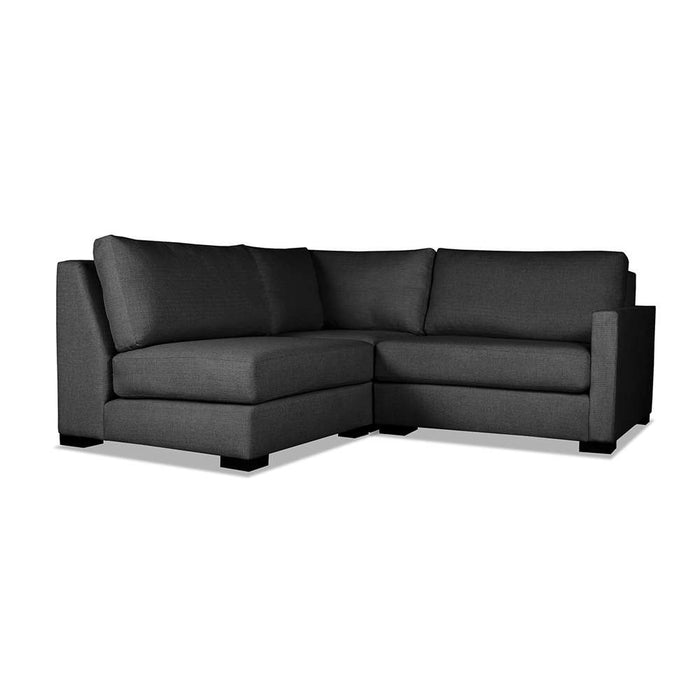 Nativa Interiors - Chester Modular L-Shape Mini Sectional Right Arm Facing 83" Charcoal - SEC-CHST-CL-AR4-3PC-PF-CHARCOAL