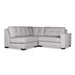 Nativa Interiors - Chester Buttoned Modular L-Shape Mini Sectional Right Arm Facing 90" Charcoal - SEC-CHST-BTN-DP-AR4-3PC-CHARCOAL - GreatFurnitureDeal