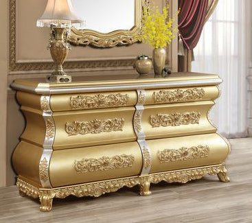 Acme Furniture - Seville Server in Gold - DN00454 - GreatFurnitureDeal
