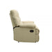 Acme Furniture - Arcadia Beige Microfiber Recliner Chair - 00626 - GreatFurnitureDeal