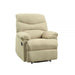 Acme Furniture - Arcadia Beige Microfiber Recliner Chair - 00626 - GreatFurnitureDeal