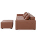 GFD Home - Modern multi-seat modular sofa-brown technical cloth - GreatFurnitureDeal