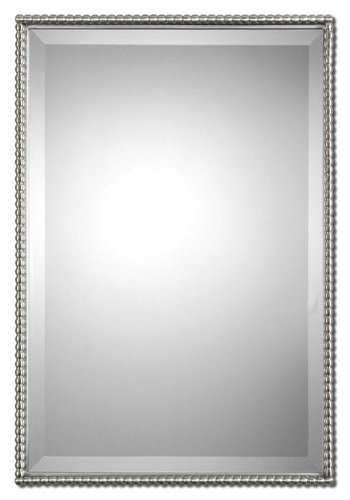 Uttermost - Sherise Brushed Nickel Mirror - 01113 - GreatFurnitureDeal