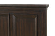 GFD Home - Hamilton Queen 4 Piece Storage Bedroom Set in Walnut made with Engineered Wood - GreatFurnitureDeal