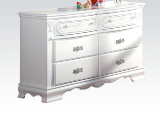 Acme Furniture - Flora Drawer Dresser in White - 01685 - GreatFurnitureDeal