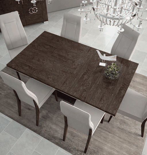 ESF Furniture - Prestige Dining Table 5 Piece Dining Room Set w/1ext - PRESTIGETABLE-5SET - GreatFurnitureDeal