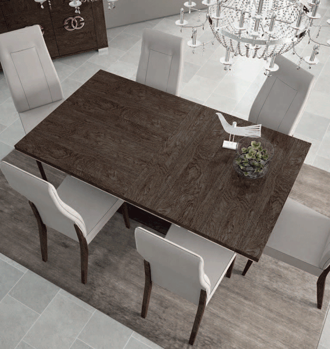 ESF Furniture - Prestige Dining Table 7 Piece Dining Room Set w/1ext - PRESTIGETABLE-7SET